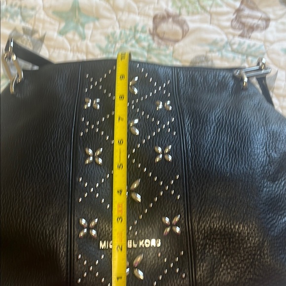 Michael Kors Black Studded Women's Bag - Picture 9 of 12